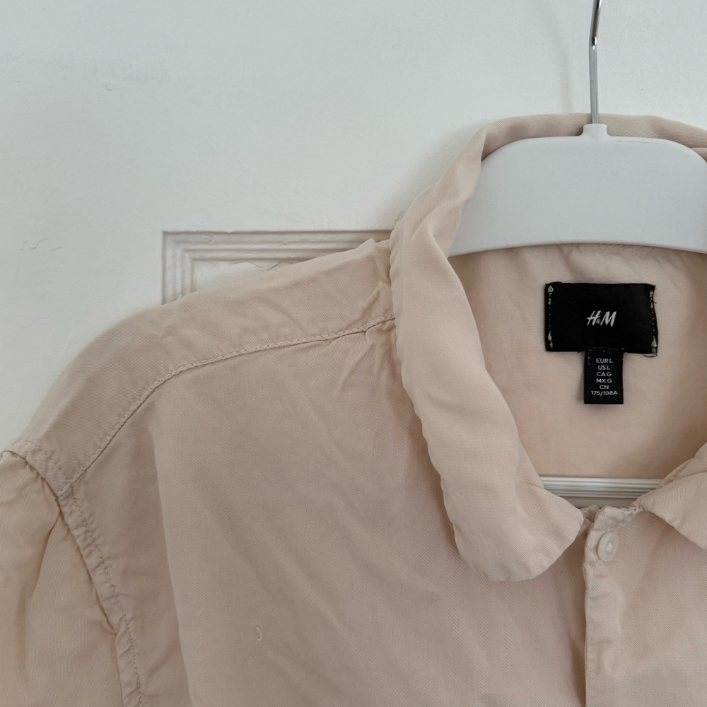 H&M - Cream Men's Shirt